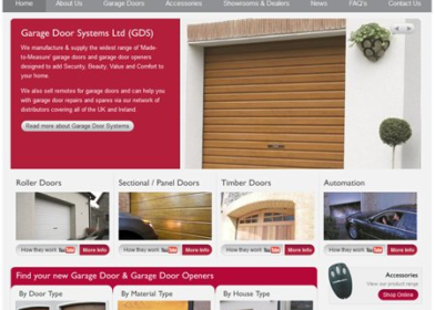 Garage Doors Launch New Website!