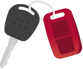 Key and Keyring Illustration