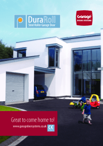 DuraRoll Steel Roller Garage Door Brochure