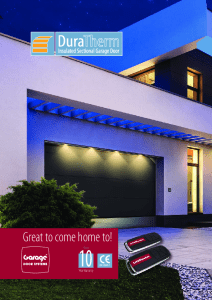 DuraTherm Sectional Garage Door Brochure