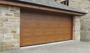 Garage Door Systems Ballymena DuraTherm Sectional Georgian Golden Oak