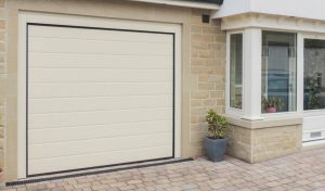 Cream Garage Door Systems Ballymena DuraTherm Sectional M Rib