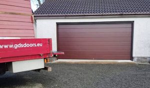 Garage Door Systems Insulated Sectional Garage Door Sepia Brown