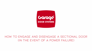 Video Frame of How To Engage and Disengage A Sectional Garage Door In The Event Of A Power Failure
