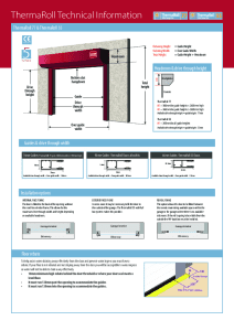Screenshot of ThermaRoll Technical Information