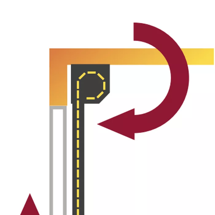 Roller door link illustration