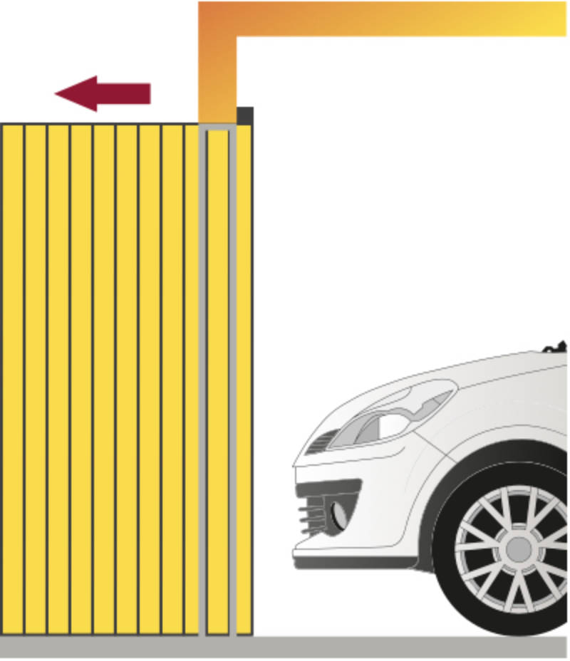 Side hinge illustration